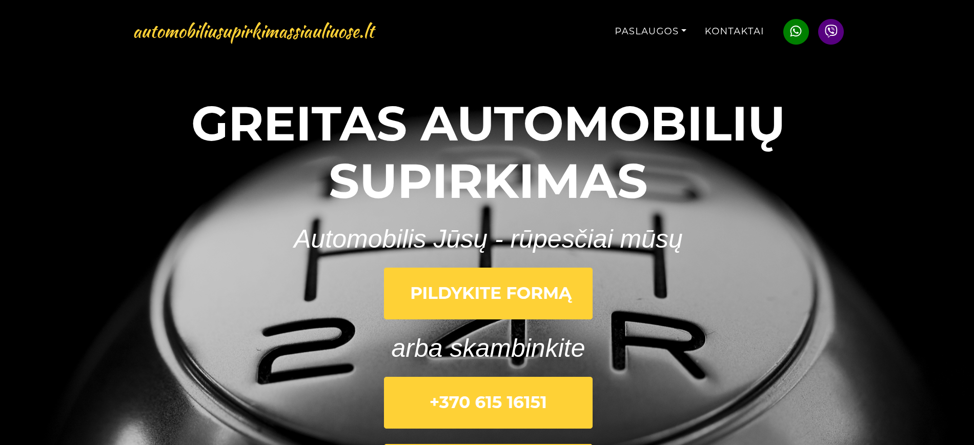 Automobiliusupirkimassiauliuose.lt